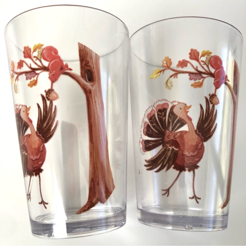 🦃 Pottery Barn Kids Thanksgiving tumblers /  cups (Two)